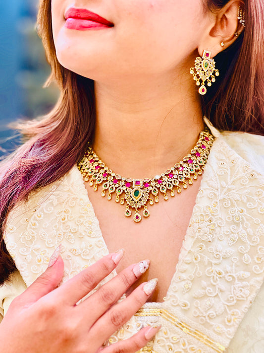 Bridal Stone Choker Set