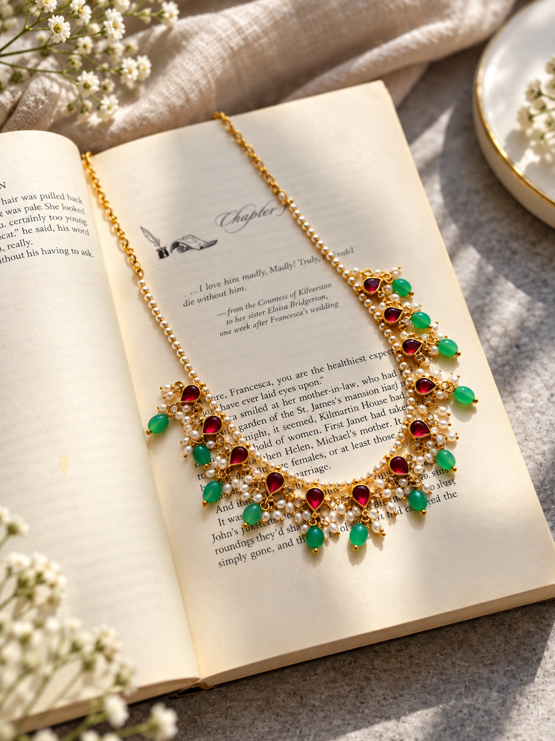 Muthumozhi Necklace Set