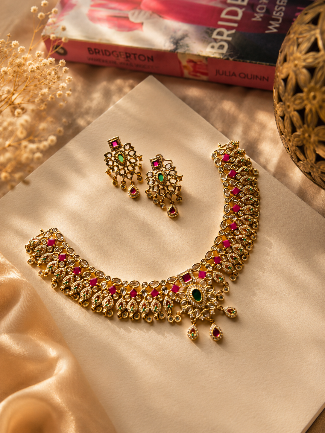 Bridal Stone Choker Set