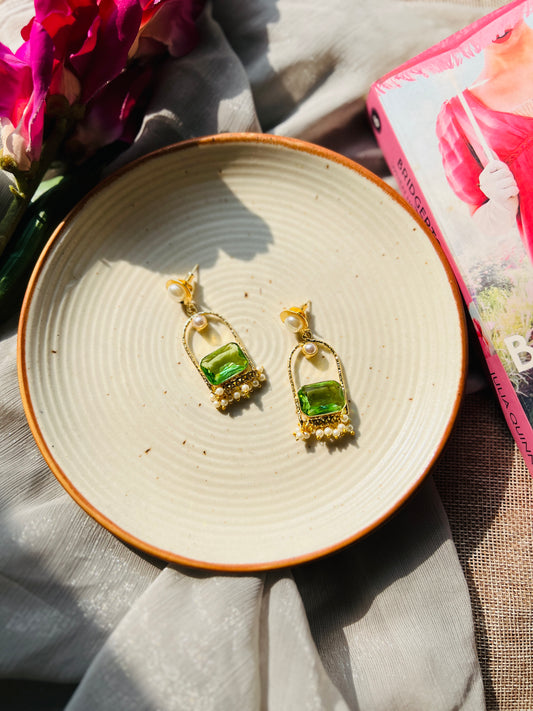 Twinkle Pearl Dangle Earrings