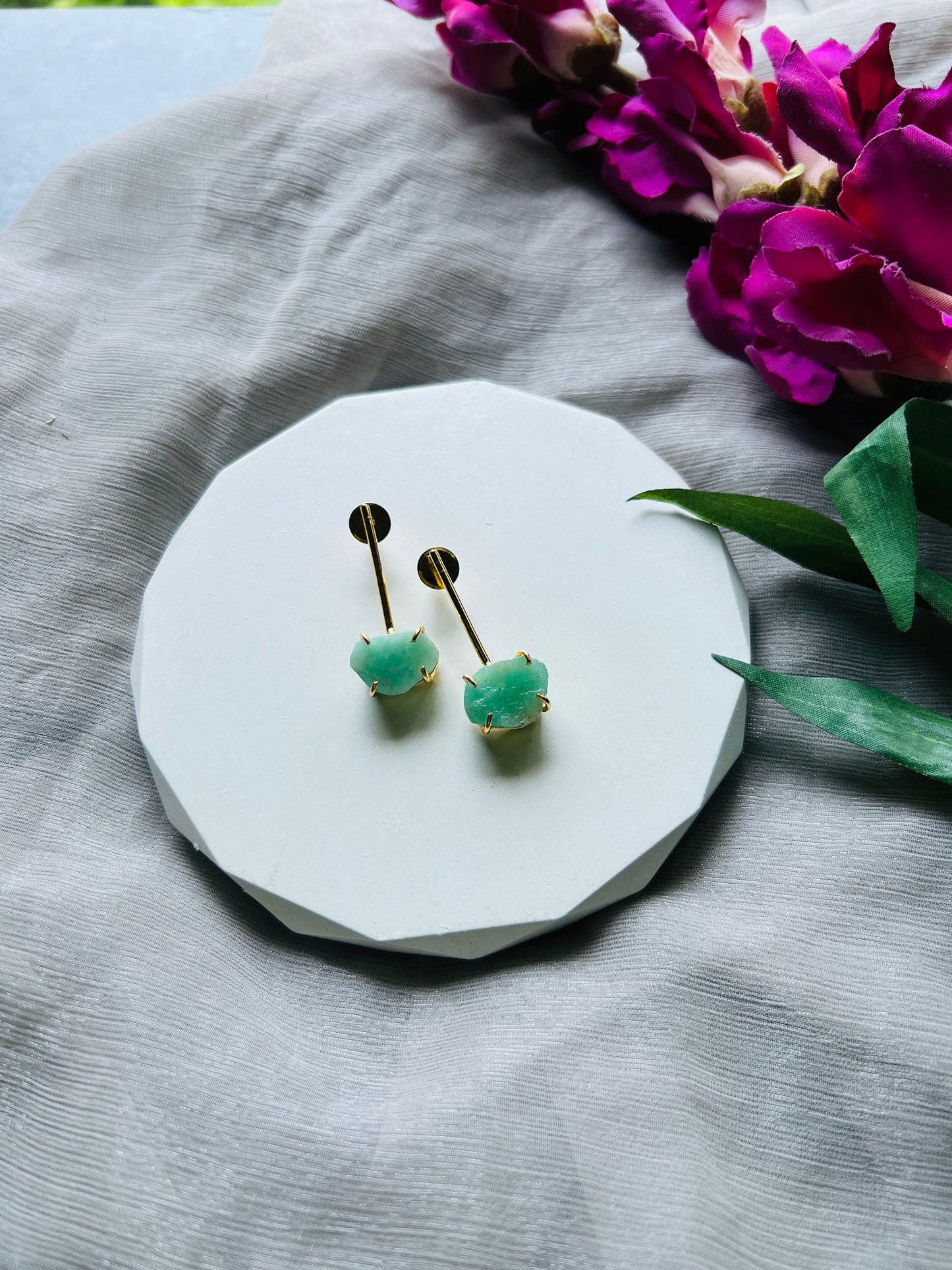 Candy Stone Minimal Earrings
