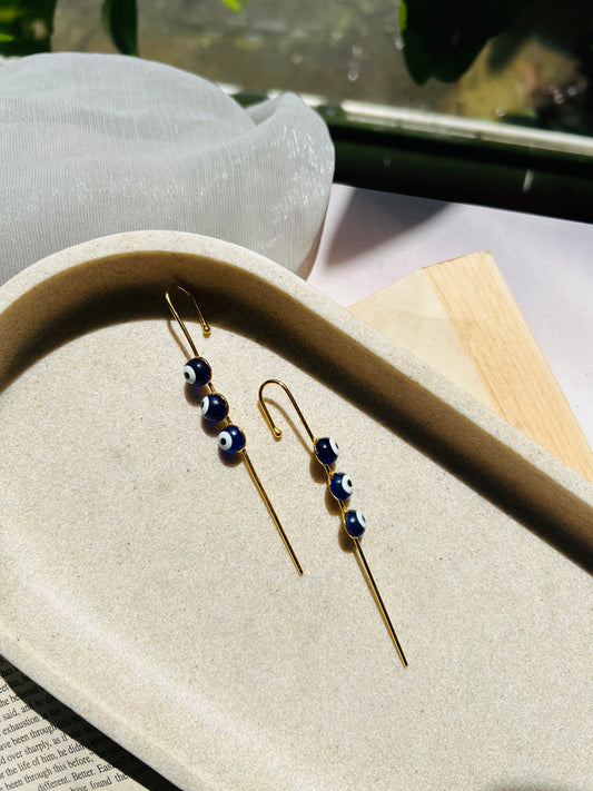 Mystic Pearl Evil Eye Ear Cuff