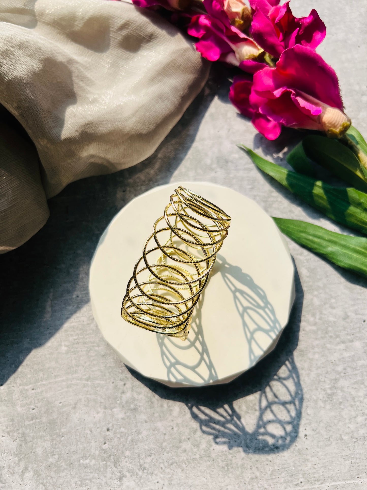 Golden Infinity Cuff