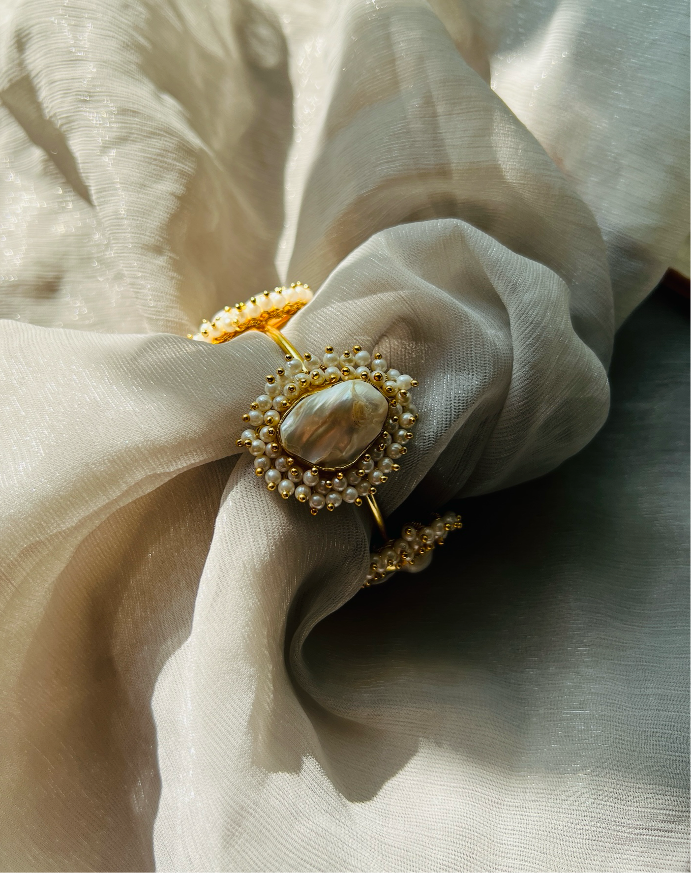 Tri Baroque Statement Bangle