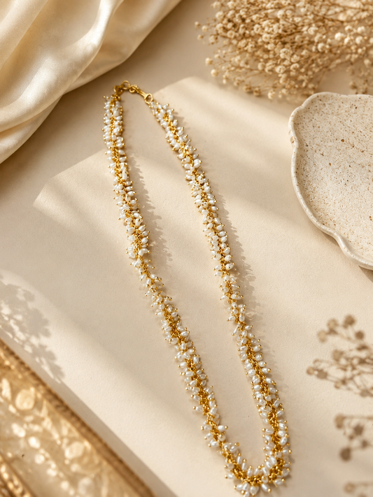 Pearl Blossom Luxe Necklace