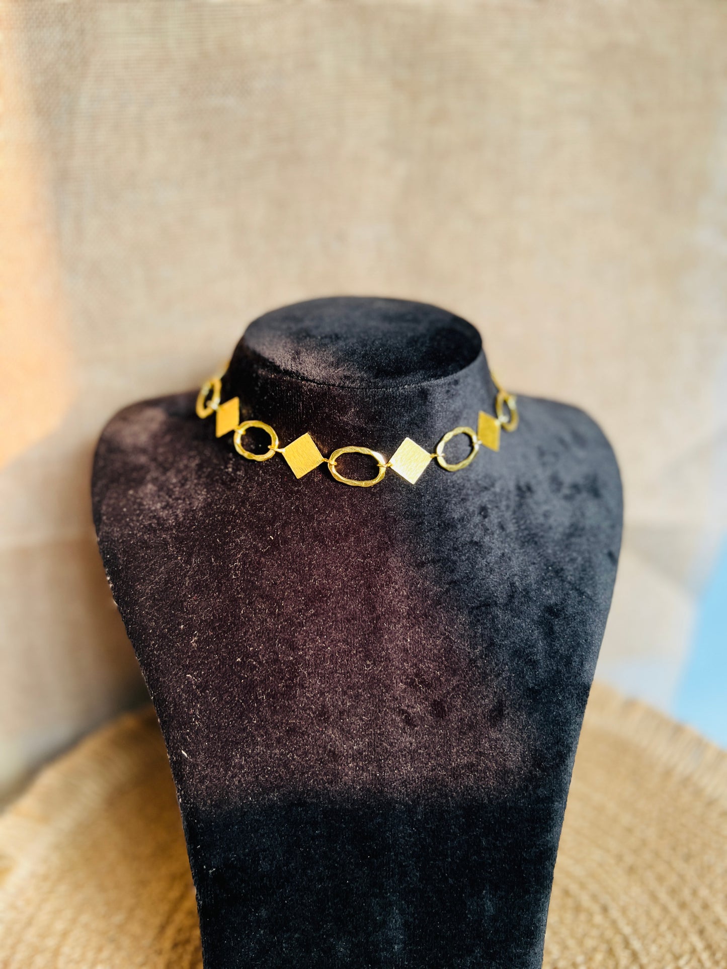 Contemporary Brass Choker