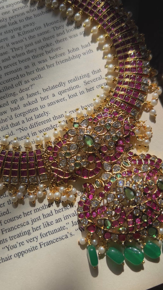 Rajwada Emerald Kemp Necklace
