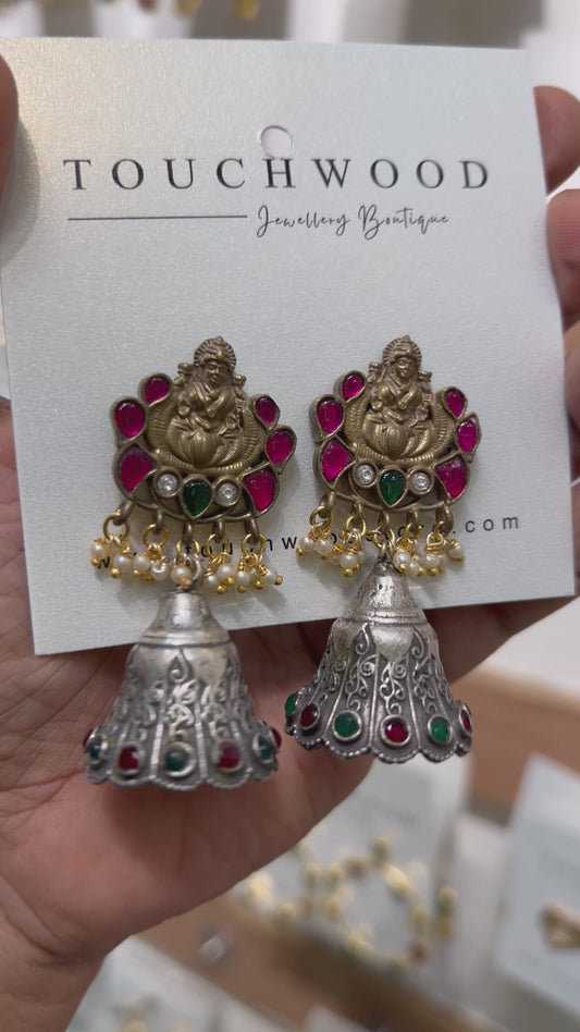 Lakshita Temple Jhumkas
