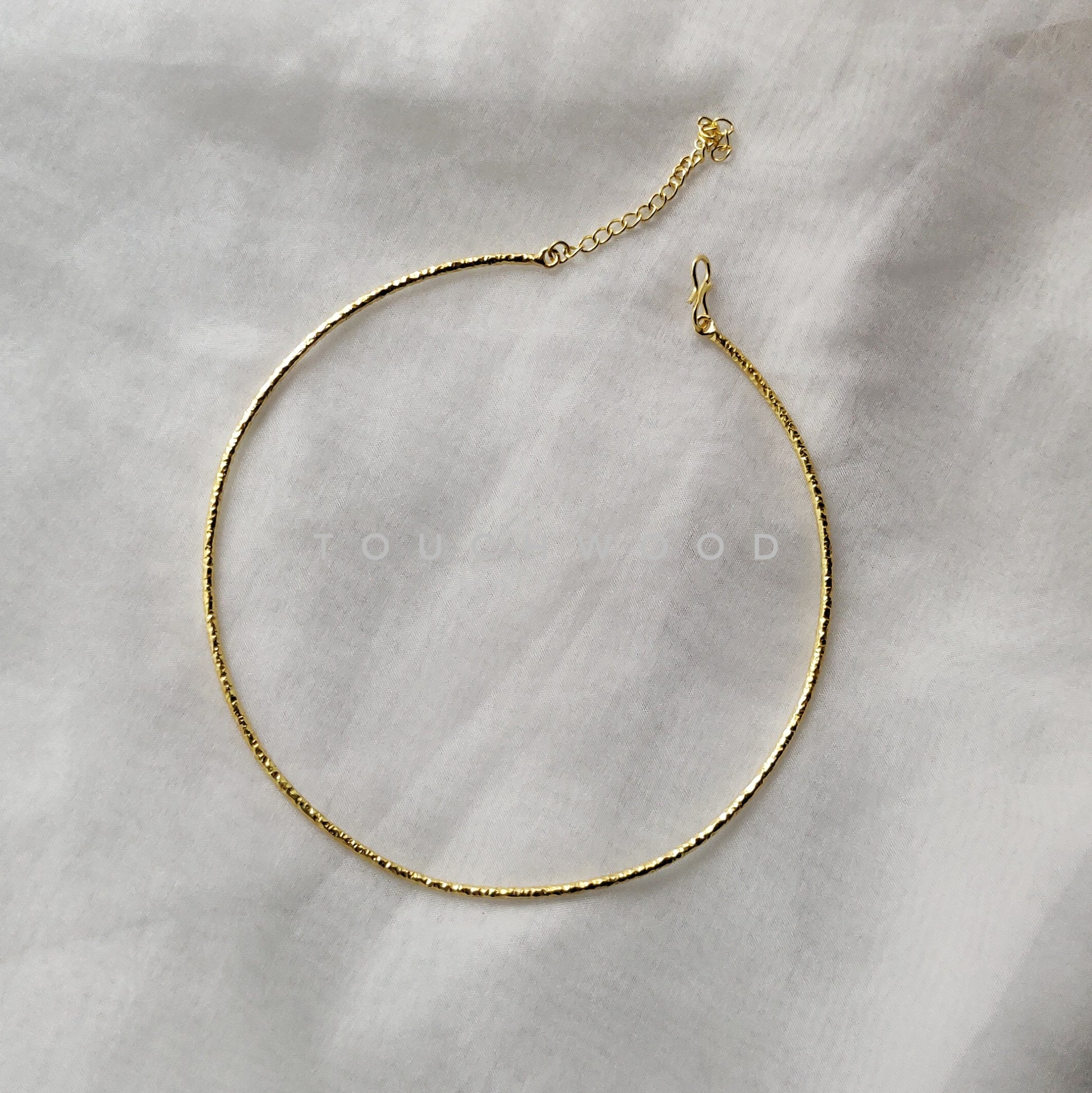 Textured Golden Hasli chain - Neckpiece